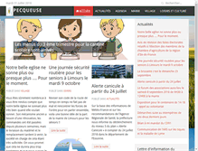 Tablet Screenshot of mairie-pecqueuse.com